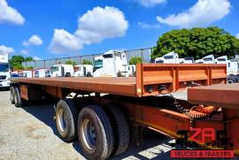 SA Truck Bodies, FLAT DECK TRAILER [#52960], Flat Deck Trailer, Used, 2011