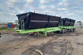 Afrit, 45 Cube Combo, Side Tipper Link Trailer, Used, 2014