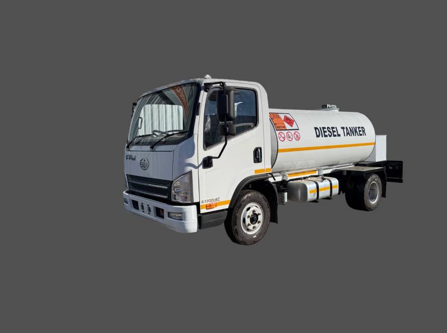 FAW, 6.130, 4 Ton, Diesel Tanker Truck, New, 2026