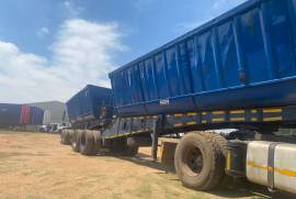 Afrit, 2 Axle Inter-Link Side, Side Tipper Link Trailer, Used, 2012