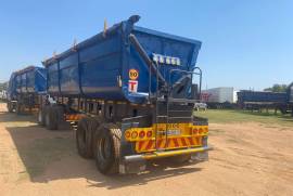 Afrit, 2 Axle Inter-Link Side, Side Tipper Link Trailer, Used, 2012