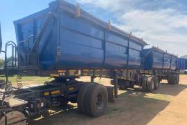 Afrit, 2 Axle Inter-Link Side, Side Tipper Link Trailer, Used, 2012