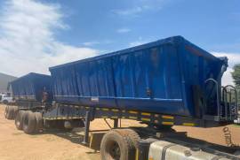 Afrit, 2 Axle Inter-Link Side, Side Tipper Link Trailer, Used, 2012