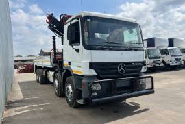 Mercedes Benz, 4144, 8x4 Drive, Crane Truck, Used, 2005