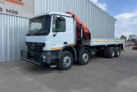 Mercedes Benz, 4144, 8x4 Drive, Crane Truck, Used, 2005