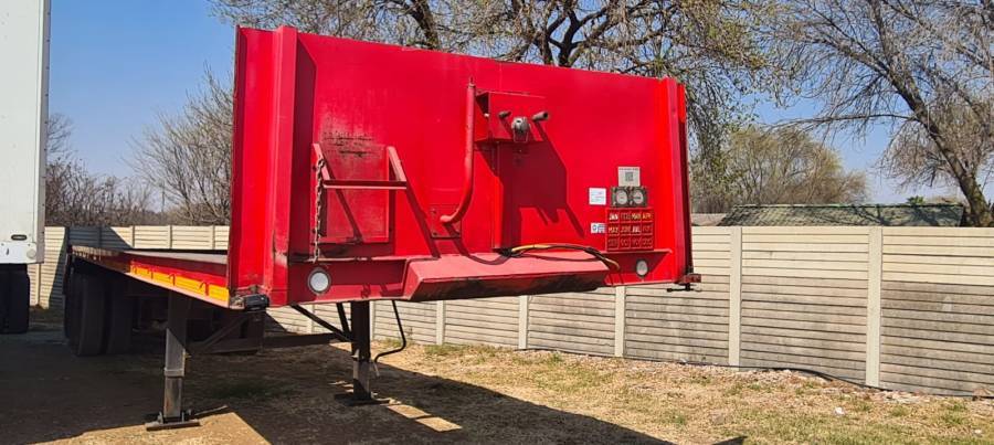 Henred, Flat Deck Trailer, Used, 1987