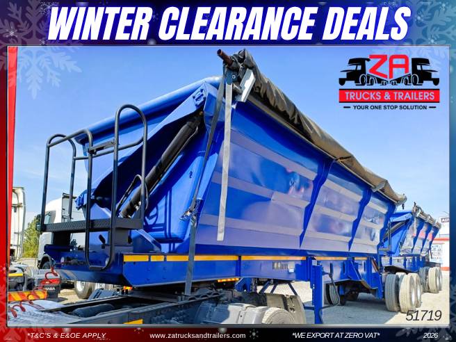 Leader Bodies, 40 CUBE , Side Tipper Link Trailer, Used, 2019