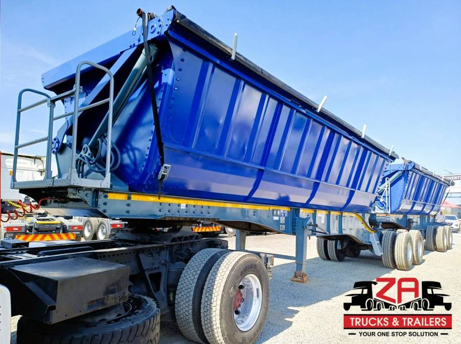 CIMC, 40 CUBE SIDE TIPPER TRAILER [#52800], Side Tipper Link Trailer, Used, 2021