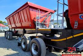 CIMC, 40 CUBE SIDE TIPPER TRAILER [#52828], Side Tipper Link Trailer, Used, 2021