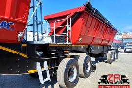 CIMC, 40 CUBE SIDE TIPPER TRAILER [#52828], Side Tipper Link Trailer, Used, 2021