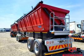 CIMC, 40 CUBE SIDE TIPPER TRAILER [#52828], Side Tipper Link Trailer, Used, 2021