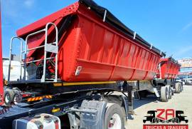 CIMC, 40 CUBE SIDE TIPPER TRAILER [#52828], Side Tipper Link Trailer, Used, 2021