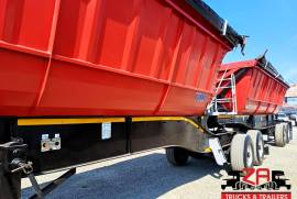 CIMC, 40 CUBE SIDE TIPPER TRAILER [#52828], Side Tipper Link Trailer, Used, 2021