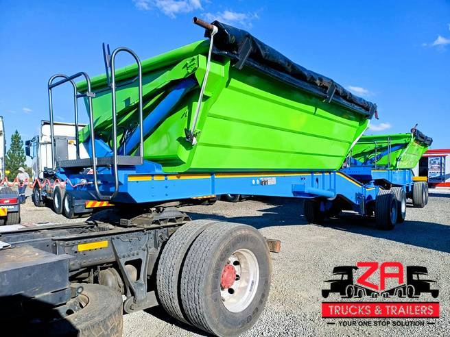 Leader Bodies, 20 CUBE SIDE TIPPER , Side Tipper Link Trailer, Used, 2020