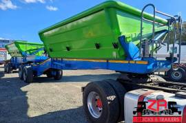 Leader Bodies, 20 CUBE SIDE TIPPER , Side Tipper Link Trailer, Used, 2020