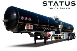 GRW, 38 000Lt Tri-Axle HFO Tanker Trailer, Stainless Steel Tank Trailer, Used, 2024