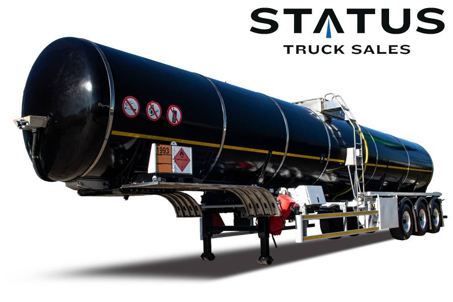 GRW, 38 000Lt Tri-Axle HFO Tanker Trailer, Stainless Steel Tank Trailer, Used, 2024