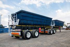 Afrit, 45M³ Interlink Side Tipper Trailer, Side Tipper Link Trailer, Used, 2022