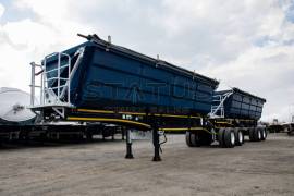 Afrit, 45M³ Interlink Side Tipper Trailer, Side Tipper Link Trailer, Used, 2022