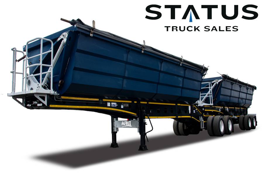 Afrit, 45M³ Interlink Side Tipper Trailer, Side Tipper Link Trailer, Used, 2022