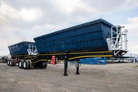 Afrit, 45M³ Interlink Side Tipper Trailer, Side Tipper Link Trailer, Used, 2022