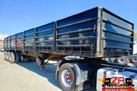Henred, FRUEHAUF TRI-AXLE DROPSIDE TRAILER [#53012], Dropside Trailer, Used, 2023