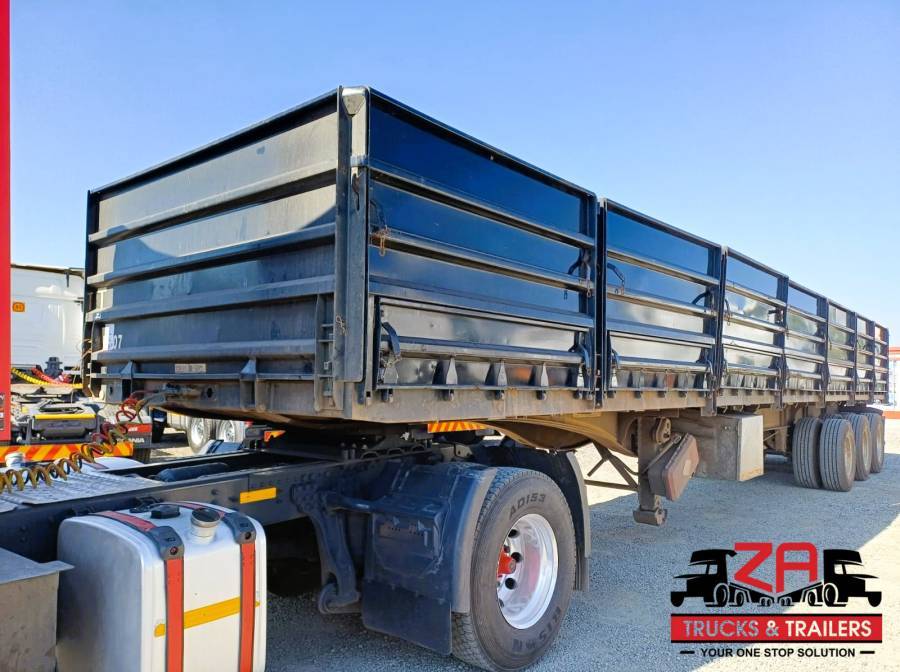Henred, FRUEHAUF TRI-AXLE DROPSIDE TRAILER [#53012], Dropside Trailer, Used, 2023
