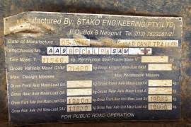 Other, STAKO - 4 Axle - Side Spiller , Sugar Cane Trailer , Used, 2010