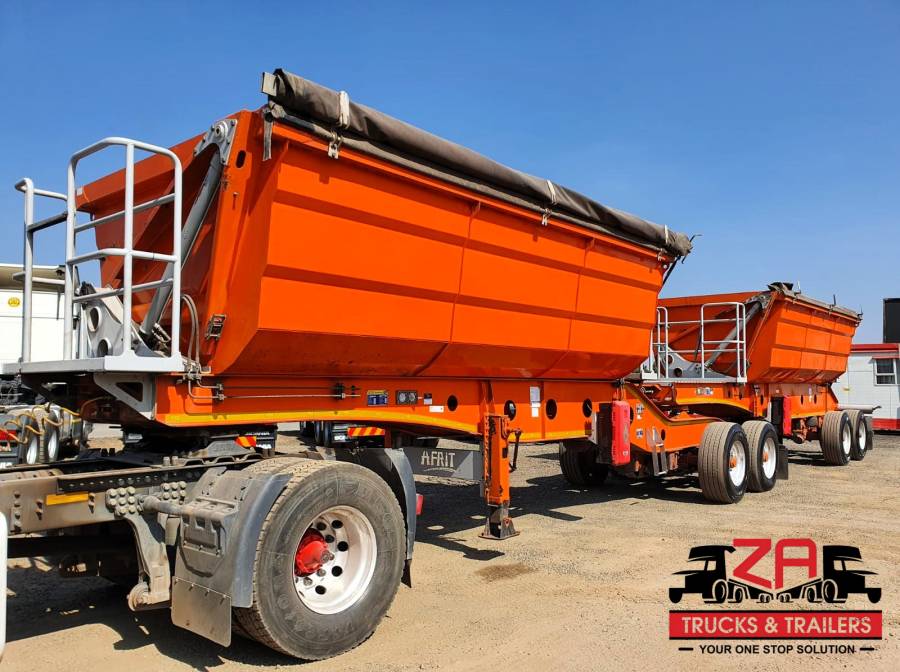 Afrit, 25 CUBE, Side Tipper Link Trailer, Used, 2020
