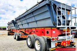 Afrit, 45 Cube, Side Tipper Link Trailer, Used, 2016