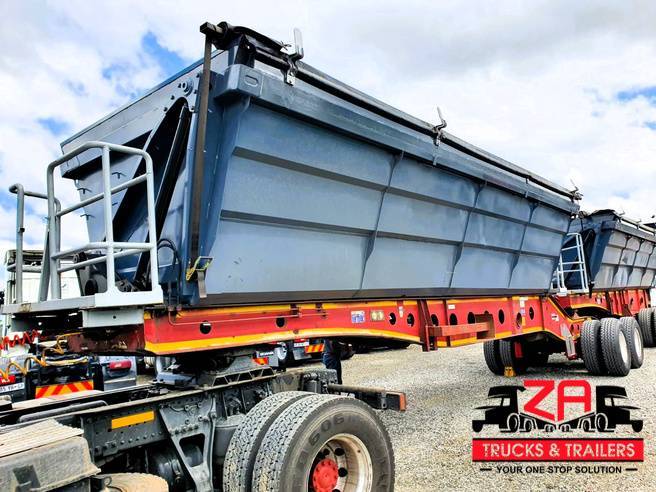 Afrit, 45 Cube, Side Tipper Link Trailer, Used, 2016