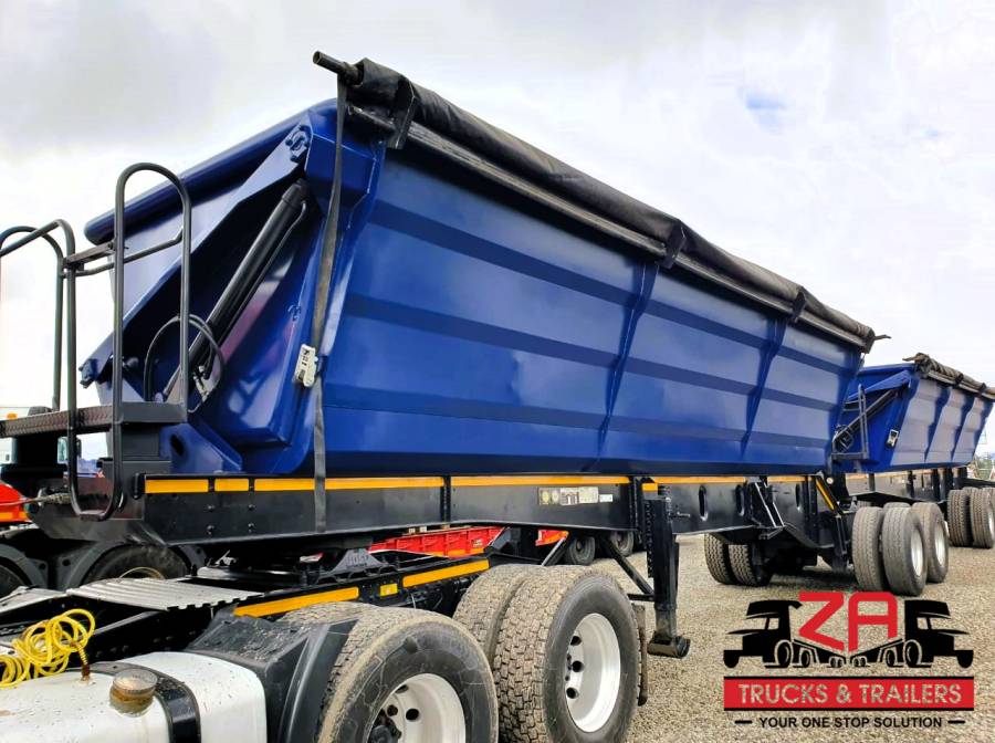 Leader Bodies, 40 CUBE , Side Tipper Link Trailer, Used, 2019
