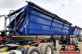 Leader Bodies, 40 CUBE , Side Tipper Link Trailer, Used, 2019