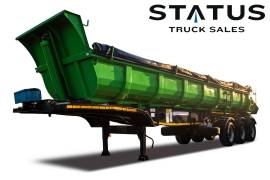 Afrit, tri-axle 22m³ back end tipper sloper, End Tipper Trailer, Used, 2024