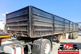 Henred, FRUEHAUF TRI-AXLE DROPSIDE TRAILER [#53032], Dropside Trailer, Used, 2023