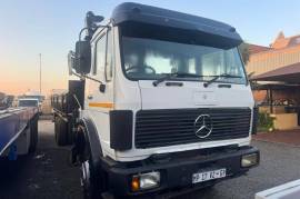Mercedes Benz, Powerliner 26-29 with 12 Ton Crane and dropside body, 6x4 Drive, Crane Truck, Used, 1996