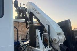Mercedes Benz, Powerliner 26-29 with 12 Ton Crane and dropside body, 6x4 Drive, Crane Truck, Used, 1996