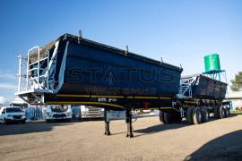 Afrit, 45M³ Interlink Side Tipper Trailer, Side Tipper Link Trailer, Used, 2021