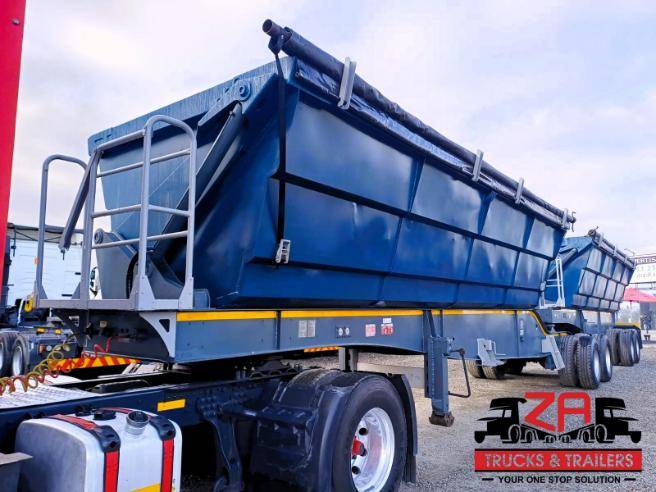 Trailmax, 45 CUBE SIDE TIPPER, Side Tipper Link Trailer, Used, 2021