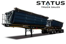 Afrit, 45M³ Interlink Side Tipper Trailer, Side Tipper Link Trailer, Used, 2021