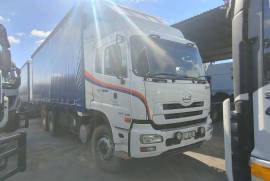 Nissan, Ud 26370 Tautliner and Drawbar, 6x4 Drive, Truck Trailer Combination, Used, 2014