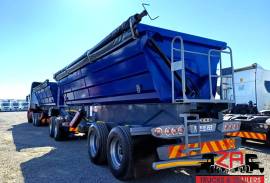 SA Truck Bodies, 45 CUBE SIDE TIPPERS [#52999], Side Tipper Link Trailer, Used, 2023