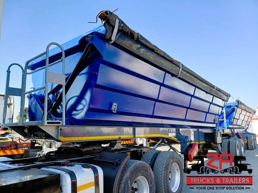 SA Truck Bodies, 45 CUBE SIDE TIPPERS [#52999], Side Tipper Link Trailer, Used, 2023