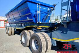SA Truck Bodies, 45 CUBE SIDE TIPPERS [#52999], Side Tipper Link Trailer, Used, 2023
