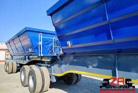 SA Truck Bodies, 45 CUBE SIDE TIPPERS [#52999], Side Tipper Link Trailer, Used, 2023