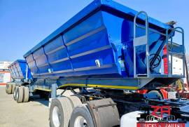 SA Truck Bodies, 45 CUBE SIDE TIPPERS [#52999], Side Tipper Link Trailer, Used, 2023