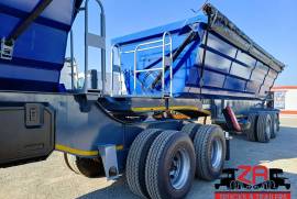 SA Truck Bodies, 45 CUBE SIDE TIPPERS [#52999], Side Tipper Link Trailer, Used, 2023