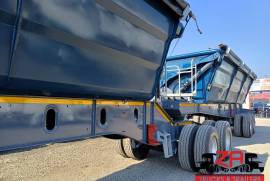 Leader Bodies, 40 CUBE SIDE TIPPER, Side Tipper Link Trailer, Used, 2020