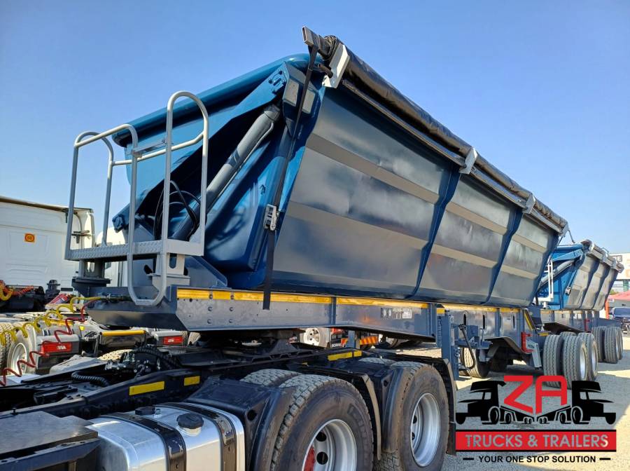 Leader Bodies, 40 CUBE SIDE TIPPER, Side Tipper Link Trailer, Used, 2020