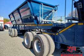 Leader Bodies, 40 CUBE SIDE TIPPER, Side Tipper Link Trailer, Used, 2020